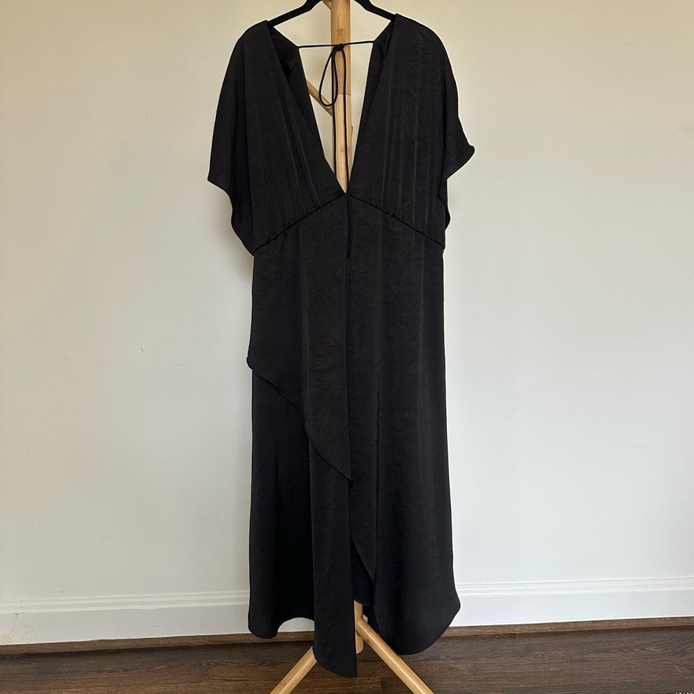 H&M Black Asymmetrical Dress